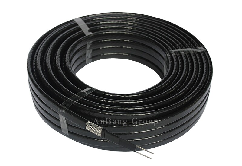 Medium temperature self-regulating heating cable